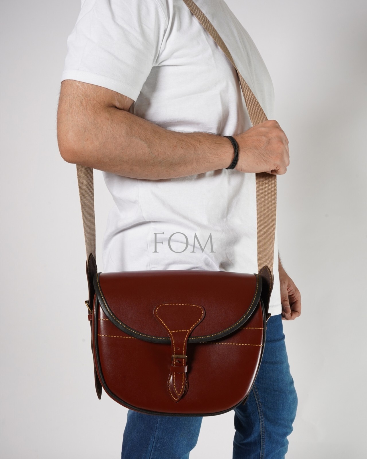 Shooting Hunting Cartridge Bag Real Leather Shotgun Ammo Bag Rifle