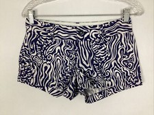 Lilly Pulitzer The Walsh Short Night Swimming Casual 3  Inseam Chino Blue Sz 00