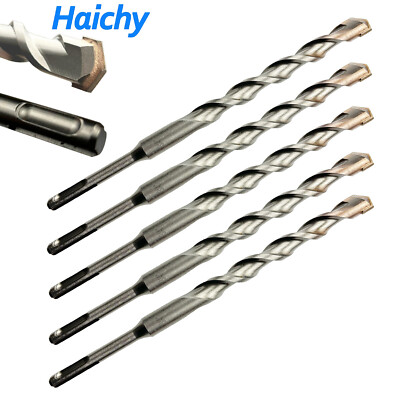 SDS Plus Rotary Hammer Drill Bits 5-Piece Carbide-Tipped for Masonry 3/4'' x 6''