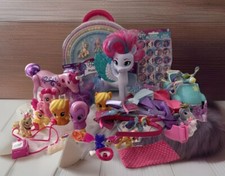 Huge My Little Pony Lot - Scooter Ponies Necklace Activity Unicorn Headband More