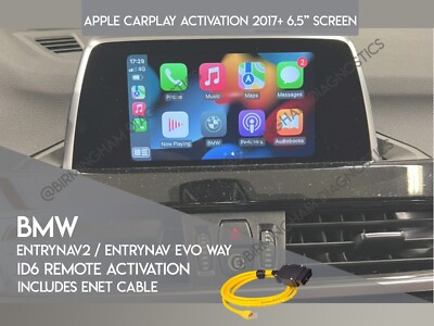 BMW Apple CarPlay Aktivierung ID6 Einstieg Navi Einstieg Evo UK kleiner Bildschirm 6,5'' WEGKARTE