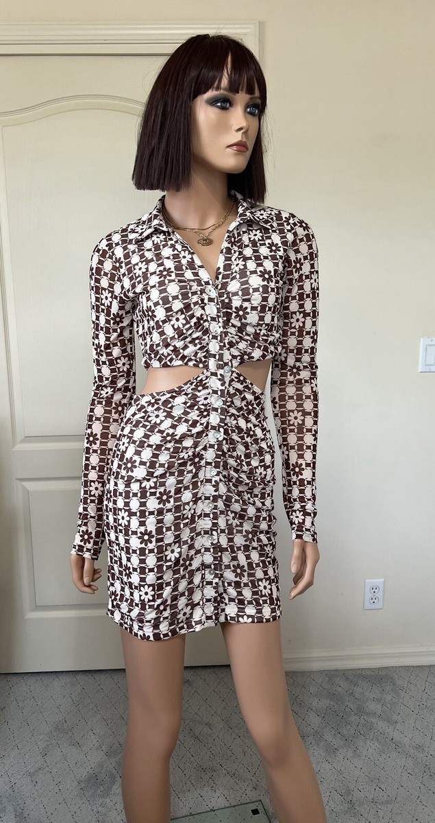 cotton candy la floral dress Strapless Floral Dress