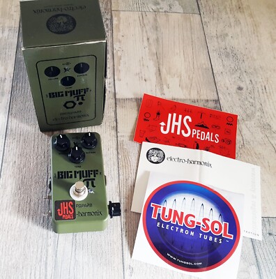 JHS Electro-Harmonix Green Russian Big Muff Fuzz Moscow Mod JHS Electro-Harmonix Green Russian Big Muff Fuzz Moscow Mod