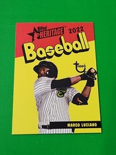 Marco Luciano 2022 Topps Heritage Minor League Pack Cover , Eugene Emeralds