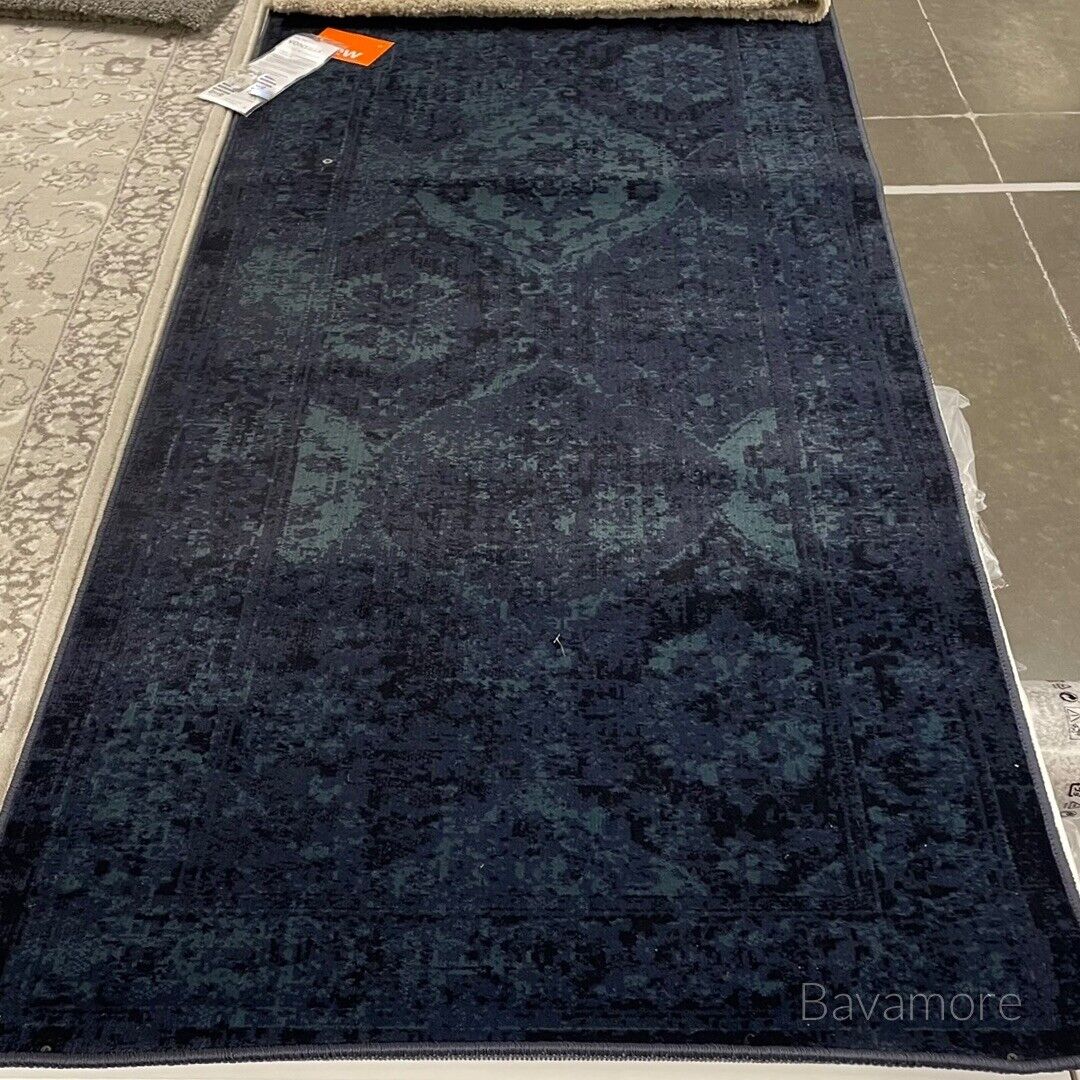 IKEA VONSBÄK Rug, low pile, Dark Blue, 2' 7 IKEA VONSBÄK Rug, low pile, Dark Blue, 2' 7