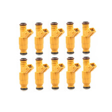 10pcs Fuel Injectors Oem 0280155710 For 1999 Ford F-350 Super Duty 6.8l V10 Usa