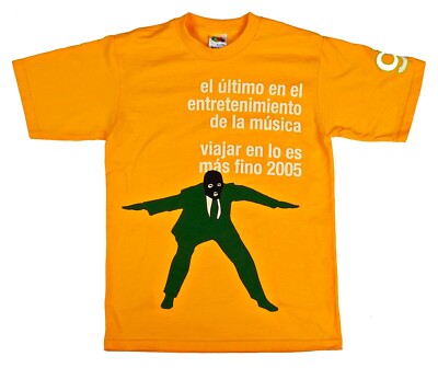 Glassjaw El Ultimo Official Merch Yellow T-Shirt Sz Youth L (14/16) AS*