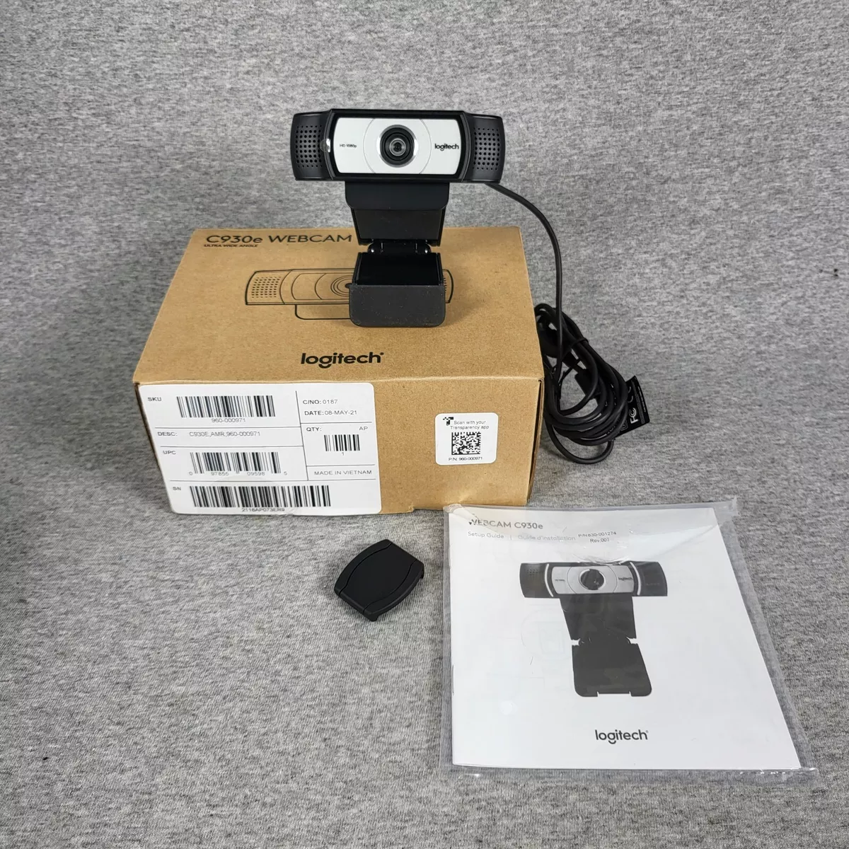 Logitech Webcam C930e V U0031 HD 1080p 860 000 445 Carl Zeiss eBay