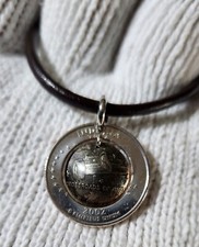 US QUARTER Coin Pendant Only Very Beautiful