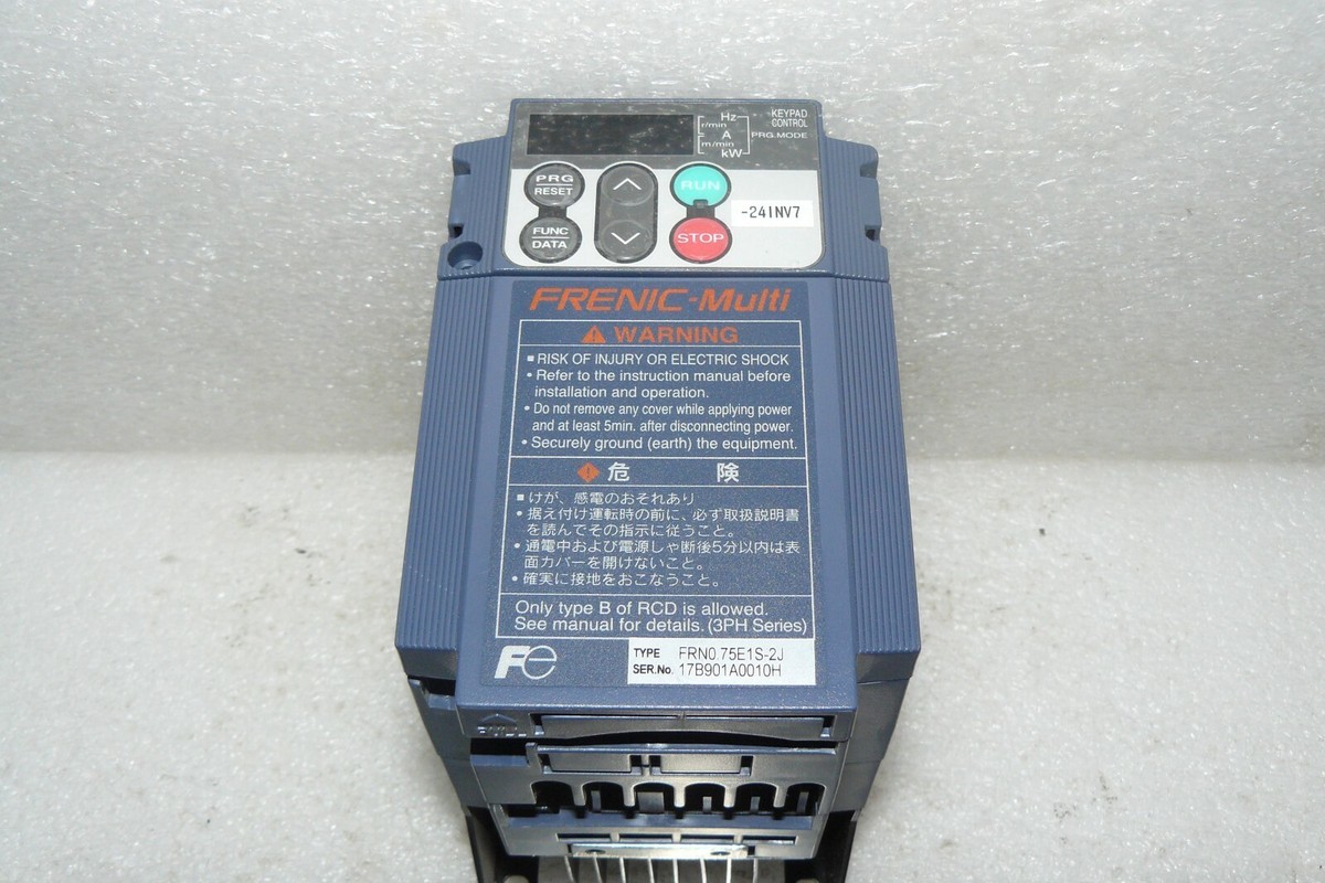 Fuji FRENIC-Multi FRN0.75E1S-2J Compact Inverter 3PH 200-240V 50 