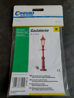 SPUR N Gaslaterne 211010 Messing  Conrad Electronic OVP eingeschweißt neu  