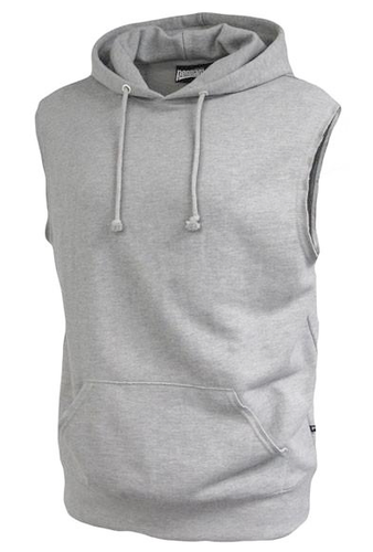 Herren Ärmellos Pullover Kapuzenpullover Einfarbig Baumwolle Weste Hoodie Taschen - Bild 6 von 13