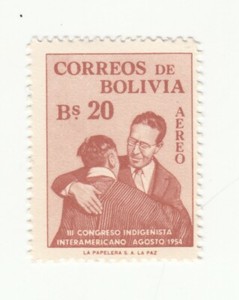 Bolivia 1954 3rd Inter-American Indigenous Congress. Indian. SC# C176. MNH