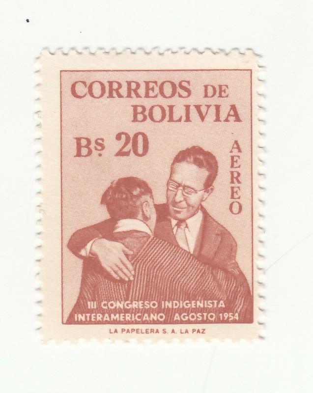 Bolivia 1954 3rd Inter-American Indigenous Congress. Indian. SC# C176. MNH
