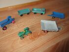 Job Lot of Matchbox Toy Farming machinery, Tractors and Trailers