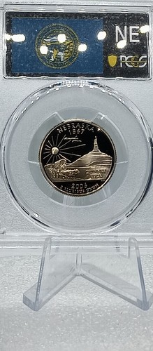 2006 S 25C Clad Nebraska Quarter PCGS PR70DCAM #231