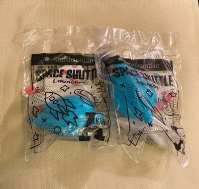 2 Arby's Kids Meal Toy 2023 Smithsonian Space Shuttle Launchers New Sealed + See