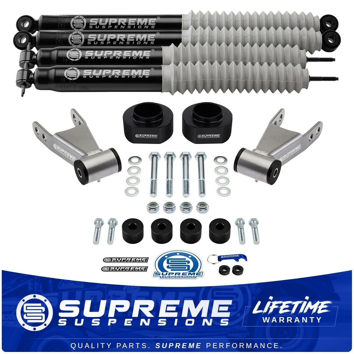 2" Full Lift Kit for 19842001 Jeep Cherokee XJ + Transfer Case Drop