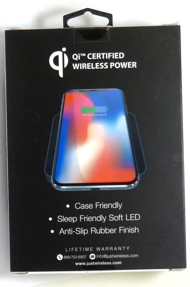 Just Wireless ультратонкий беспроводной коврик для зарядки 10 Вт - Изображение 2 из 2