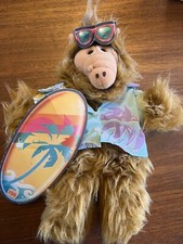 1988 ALF ALIEN BURGER KING PUPPET/HAWAIIAN SHIRT SURFER Tag