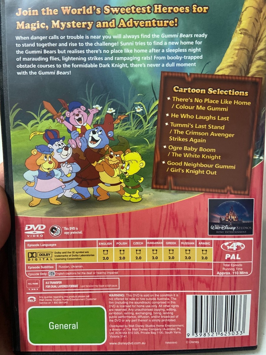 Adventures Of The Gummi Bears Volume 4 region 4 DVD