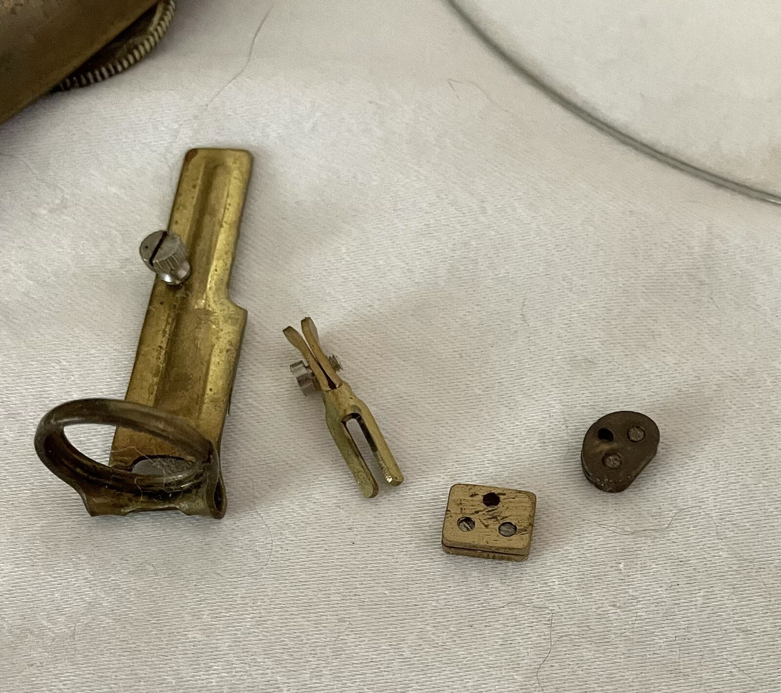 Vintage Kundo Anniversary Clock With Diamond Face Glass Dome Parts Or