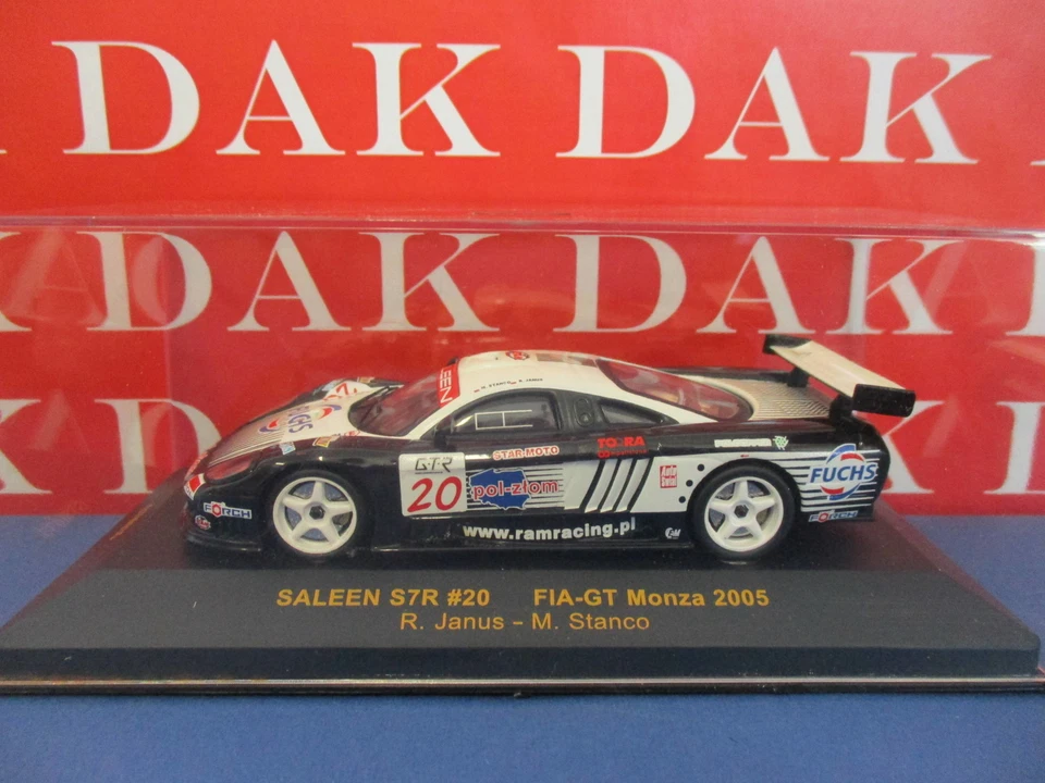 Die cast 1/43 Modellino Auto Saleen S7R FIA-GT Monza 2005 by Ixo - Immagine 4 di 4