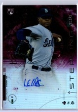 2014 Bowman Sterling Baseball Roenis Elias ROOKIE AUTO MARINERS MAGENTA 73/99