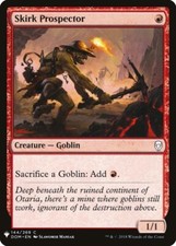 Skirk Prospector Light Play, English Magic the Gathering MTG Mystery Booster