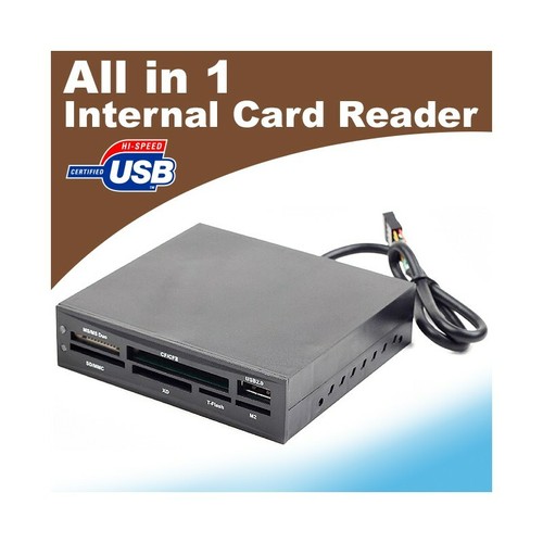 Card Reader Player Internal Tabs 3.5 All USB SD Xd Tf Ms Micro IN Housing Floppy