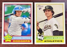 2025 Topps Heritage Baseball Card Singles BASE (#1-205) : U PICK! 35 Cent Ship!