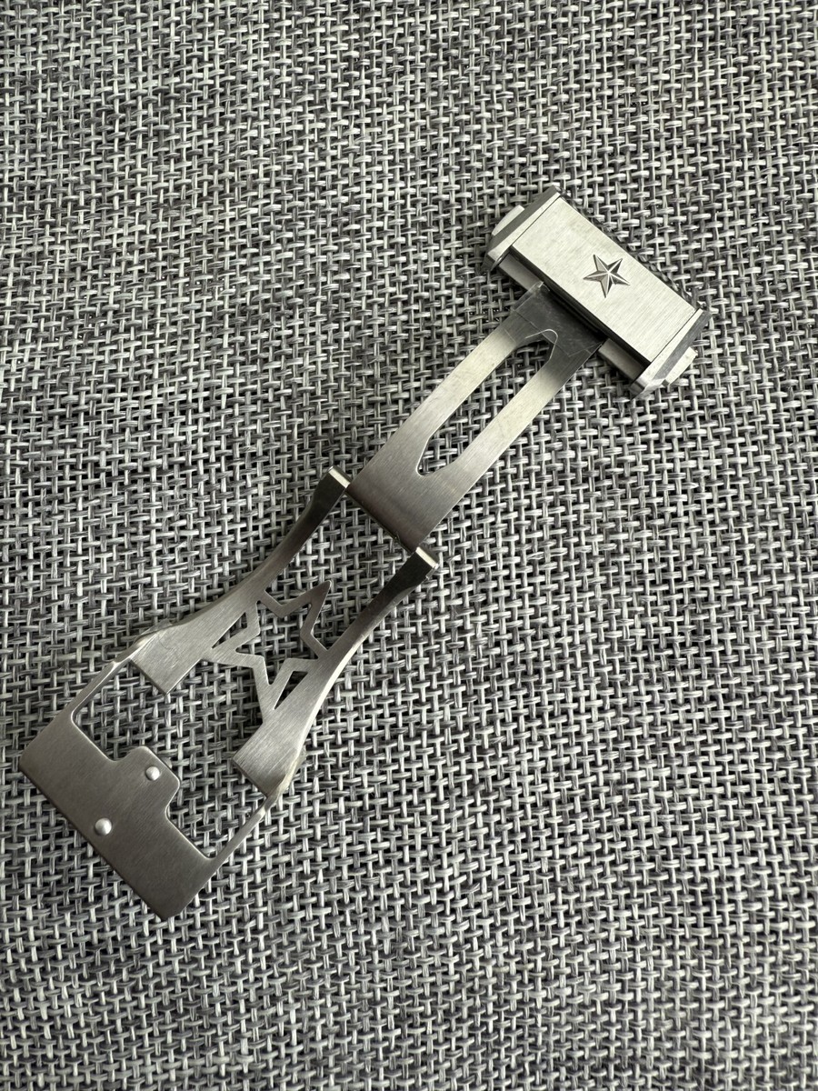 ZENITH 22MM rubber/leather band clasp for defy | eBay