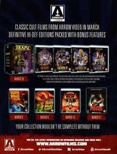 11.5 x 8 Video Advert Horror/Giallo House Pieces etc Arrow Video Advert