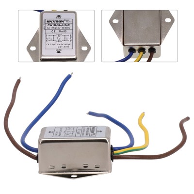 AC 250V Power Filter for EMI Line Audio Purification Anti Interference