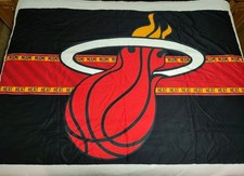 Miami Heat Flag Banner Wall Hanging 40" X 60" NBA Basketball