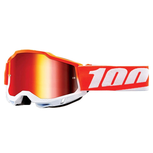 100% MX | MTB Youth Goggles - Accuri-2 (MATIGOFUN) Red Iridium Lens - Photo 6/7
