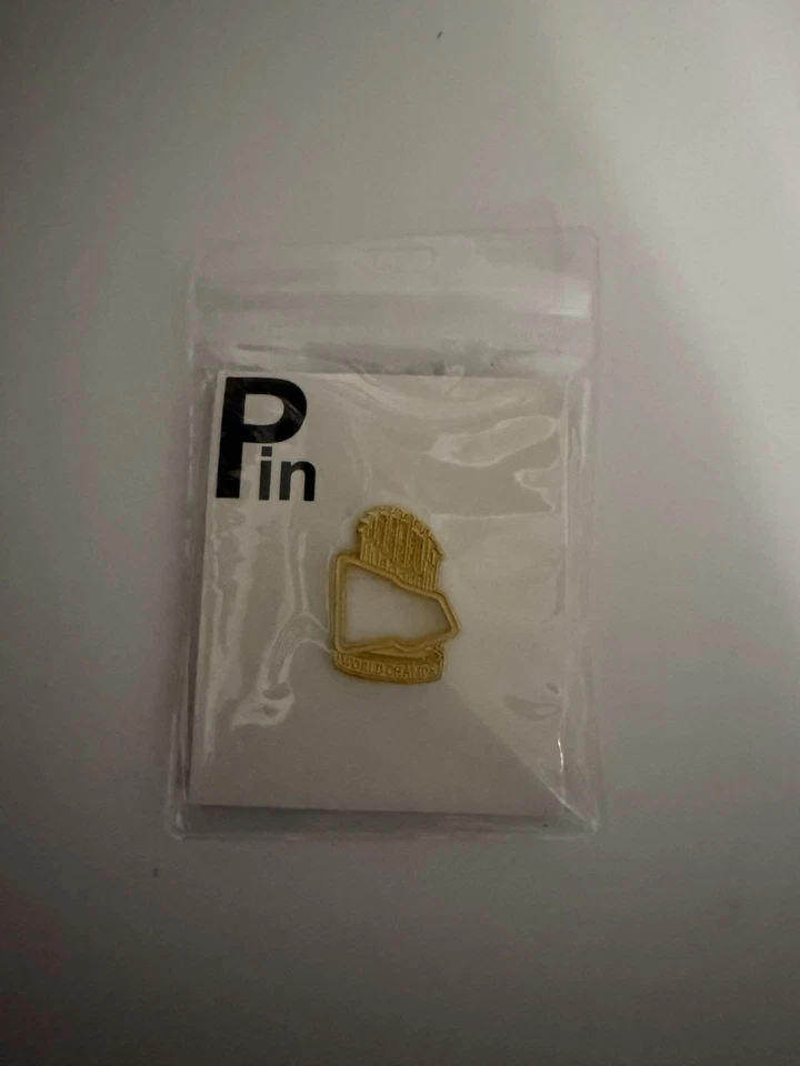 World Champs MLB Hat Pin – Fits New Era Fitteds – Gold Style - Image 2 of 4