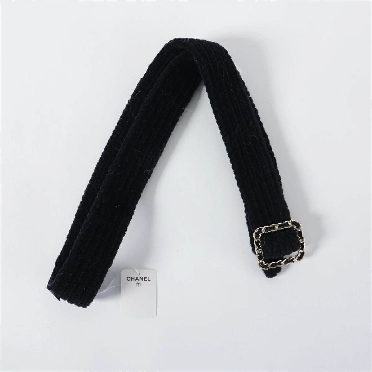 Chanel Coco Button Wool Polyester Coat Navy Gold … - image 7