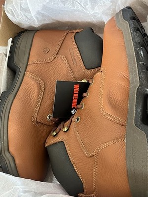 Wolverine Harrison Steel Toe Mens Brown Size 12 Work & Safety Boots