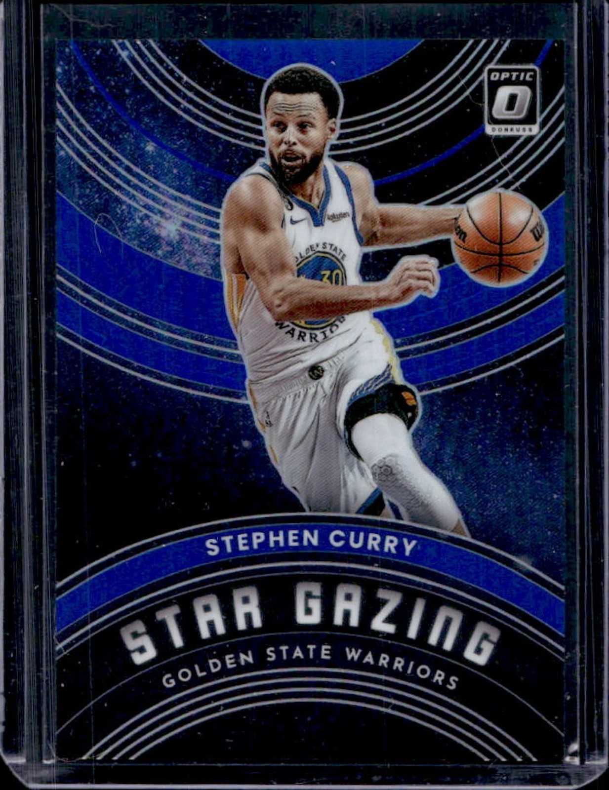 2022-23 Panini Donruss Optic Stephen Curry Star Gazing Blue #/49 Warriors
