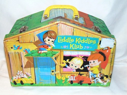 Vintage 1965 Mattel Liddle Kiddles Klub House Case Lot - Dolls, Furniture & Acc