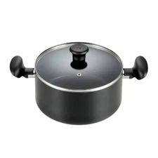 T-fal 5qt Dutch Oven with Lid, Simply Cook Nonstick Cookware Black
