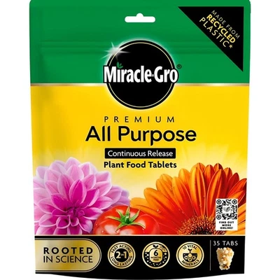 Miracle Gro All Purpose Plant Food 35 Tablets Continuous Release Feed