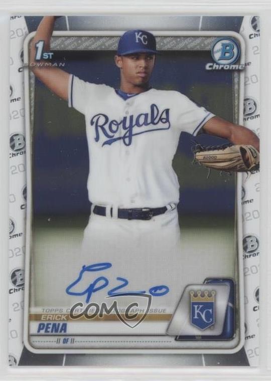 2020 Bowman Chrome Prospect Auto Erick Pena #CPA-EPE Auto nd3