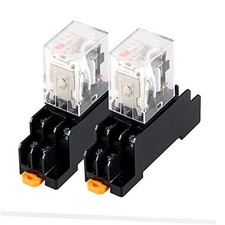 2Pcs AC 110V-120V 8-Pin 5Amp Electromagnetic Power Relay 110V AC 8Pins 2Pcs