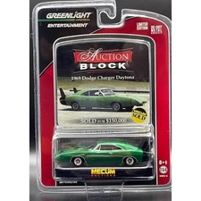 Greenlight 1:64 1969 Dodge Charger Daytona Green Out of Print Collectible Car