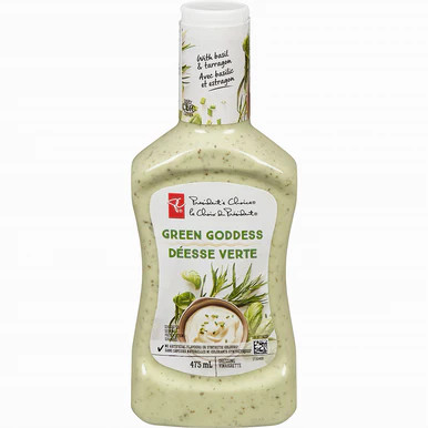 President's Choice Green Goddess Dressing 475ml (16 oz) | Basil & Tarragon