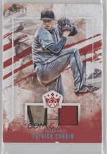 2019 Panini Diamond Kings DK Materials Holo Blue 4/25 Patrick Corbin #DMS-PC 2o7
