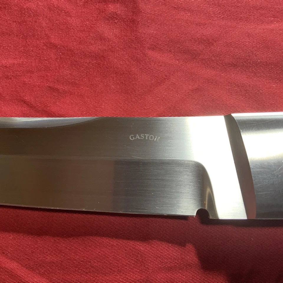 CUCHILLO RON GASTON TANTO CON FUNDA DE MADERA - EXCELENTE HIERRO MADERA Foto 3 de 4
