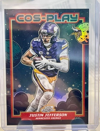 2025 Topps Cosmic Chrome Justin Jefferson Base (RAW)